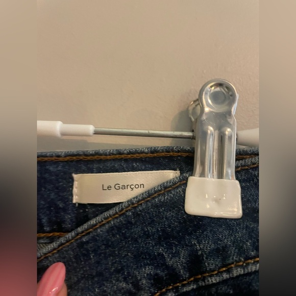 FRAME Dark Wash Skinny Jeans Le Garçon - Picture 3 of 4